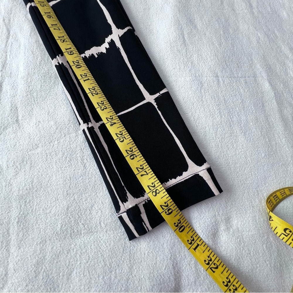 Bitte Kai Rand Magic Fold Waist Pull On Pant Black/White Grid Pattern Women's XS - Picture 7 of 13